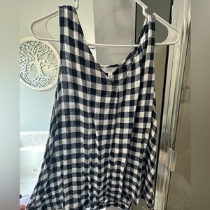 Picnic plaid tank top